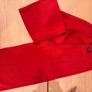 JOA wide leg pants runs big